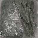 Lyrow 80 Pcs Christmas Artificial Pine 4 Styles Snowy Artificial Pine Branches Faux Leaves Needle Plastic Pine Fake Greenery Pick Greenery Christmas Tree for DIY Christmas Wreaths Home Decoration (White)