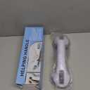 Shower Handle 1 Pack Grab Bars for Bathtubs & Showers, 12 inch Grab Bars for Bathroom with Strong Hold Suction Cup, Balance Bar Safety Hand Rail for Injury, Senior, Elderly Grey (Gray)