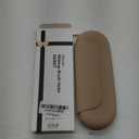 Silicone Makeup Brush Holder Travel Cosmetic BagSoft Portable Cosmetic Face Brushes Holder with Upgrade Anti-Fall Out Magnetic Closure, Large Travel Makeup Brush Case - Walnut