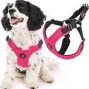 Gooby Escape Free Sport Harness - Pink, Large - No Choke Step-in Patented Neoprene Small Dog Harness with Four-Point Adjustment - Perfect on The Go Dog Harness for Medium Dogs No Pull and Small Dogs (Large chest (16-24.25"))
