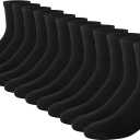 Hanes Boys' Socks Pack, Double Tough Moisture Wicking Ankle, Crew, No Show Socks, 12 & 14 Pair Packs