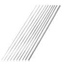 156pcs 40cm Lengh Straight Stainless Steel Spring Wire Assortment Kit, 13 Different Full Hard Steel Wire Diameter 0.2mm 0.3mm 0.4mm 0.5mm 0.6mm 0.8mm 1mm 1.2mm 1.4mm 1.6mm 1.8mm 2mm 3mm