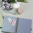 4 x Lined Spiral Journal Notebook for Women & Men,140 College-ruled Notebook for Work Writing taking Notes,A5-Dusty Blue