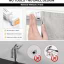 LazBlinds No Drill Roman Shades for Windows, Cordless Blackout Window Shades with UV Protection, Polyester Fabric for Bedroom & Living Room, 20" W x 64" H, Beige