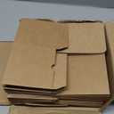 ValBox 4x4x4 Brown Gift Boxes 50PCS Kraft Paper Boxes with Lids for Gifts, Crafting, Cube, Cupcake Boxes, Easy Assemble Boxes for Party Favor