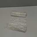 24 Pcs Glass Icicles Christmas Ornaments 4.72'' x 0.59'' Extra Long Clear Teardrop Christmas Chandelier Decorations Crystal Hanging Ornaments Glass Raindrops for Xmas Tree Decor Party