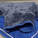 Malier Dog Winter Coat, Reversible Fleece Dog Cold Weather Coats, Windproof Warm Snow Puppy Jacket Vest Pet Clothes for Small Medium Large Dogs (X-Large, Blue)