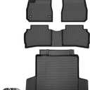 Floor Mats for Chevy Malibu 2016-2025, for Chevrolet Malibu LS, RS, LT, Premier Custom Fit TPE Cargo Liner, Waterproof Duty Anti-Slip, 2023 Malibu Floor Mats Accessories(NOT for Hybrid, Limited)