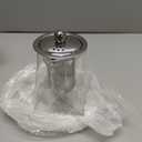 11.8oz Glass Teapot with Infuser, Borosilicate Glass Tea Kettle for Loose Leaf Tea, High Borosilicate Clear Glass Tea Pots for Loose Leaf Tea and Blooming Tea, Stovetop Save (350ML)