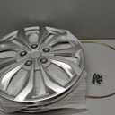 4-Pack Universal Hubcaps Replacement R17 17 inch, Steel Wheel Rim Cover for Most Cars Trucks Sedans SUV, 17" 17 in Wheel Covers Hub Caps (Silver Color)