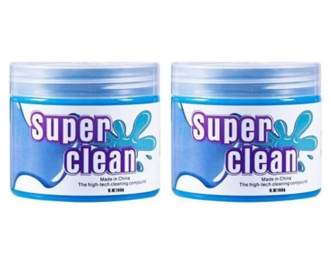 Cleaning Gel for Cars - Car Vent Keyboard - Dust Clear Kit, Home and Office Electronics, Reusable And Durable, Auto Air Vent Interior Detail Removal Putty, Speakers, Printers, Keyboards(2-Pack)