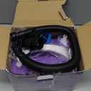 Balloon Pump, Triple Inflating Ports for 260q Foil Latex Mylar Balloon, 3-in-1 Electric Air Pump for Inflatables and Balloons, Inflator Deflator for Swimming Rings Air Mattress Pool Floats (Purple)