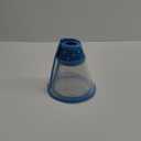 Vivifying Dog Cones for Small Dogs, Adjustable 5.7-8in Pet Cone, Lightweight Recovery Elizabethan Collar for Cats, Puppies and Mini Dogs (Blue)