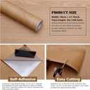 Wood Grain Contact Paper Peel and Stick Wallpaper Self Adhesive Wall Paper for Furniture Countertop Drawer Shelf Liner Cabinet Waterproof Easy to Clean 17.7" X 196"