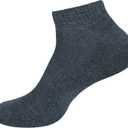 PARTH iMPEX Cotton Ankle Socks for Women  Odor Control Breathable Fabric Durable Reinforced Toe & Heel All-Day Comfort - 3 Pairs (Gray)