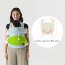 Ergonomic Baby Carrier Newborn to Toddler, Lightweight & Breathable Cotton Infant Carrier for Hands Free Comfort (Denim)