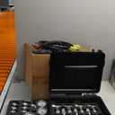 Hydraulic Pressure Test Kit with 5 Gauges(Max 10000 PSI), 13 Test Couplings 14 Tee Connectors 5 Test Hoses, Hydraulic Gauge Tester Set for Excavator, Construction, Machinery, and Mine, Black