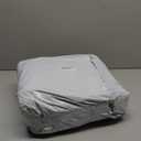 Big Ant Car Cover,6 Layers Waterproof Car Cab Cover for Je-ep Wrangler 4 Doors,Outdoor Half Car Cover Protect from Snow Rain Hail Sunshine Fit for SUV J-eep Wrangler JKU JLU 1987-2022, Gray