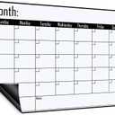 Magnetic Dry Erase Monthly Calendar Board, 16"×12‘’ Grocery to Do List Planner, Magnet Calendar Whiteboard for Refrigerator, Kitchen