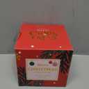 Christmas Ball Candle, Spiced Vanilla Scented Candles, Silver Mercury Glass Craft Candle Gift, Xmas Gift, Round Candles Table Decorations Housewarming Gifts for Christmas Winter Holiday