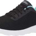Skechers Women's Go Walk Joy Upturn Shoe (8, Black/Aqua)