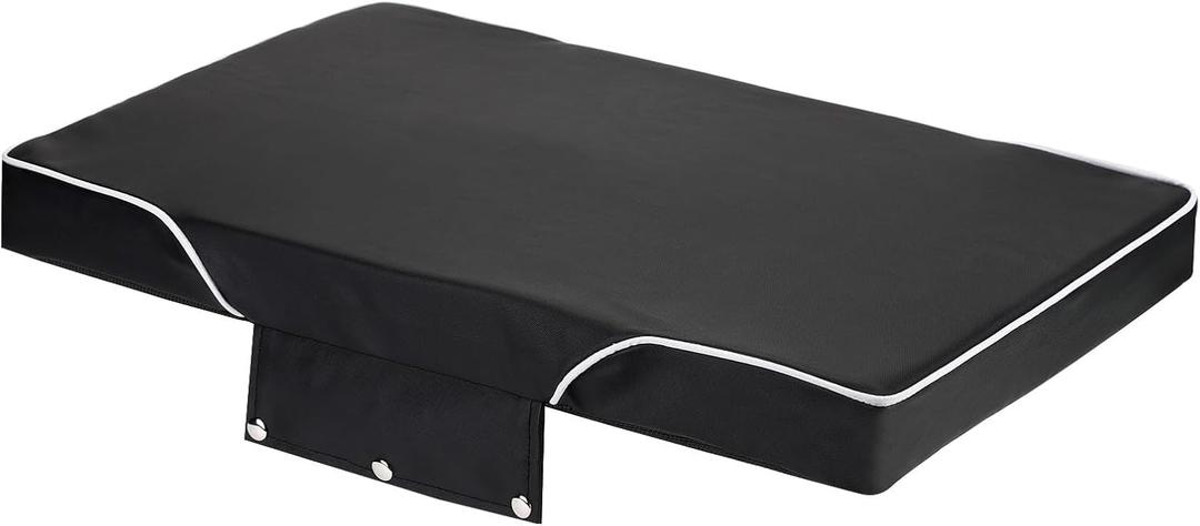 TeBaisea YETI Seat Cushion for Coolers (Snap-on Fitting), Made of PU Leather, Waterproof and UV-Resistant (Gray, YETI 65)