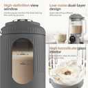 8 in 1 Nut Milk Maker,35oz(1000ml) Automatic Homemade Almond, Oat,Blenders,Plant-Based Milk and Non-Dairy Beverages, Milk Maker Machine with Delay Start/Self Clean