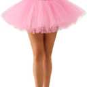 Spooktacular Creations Women Tutu Skirt Costume Adult Halloween Tutus for Halloween Costume Cosplay Party (Pink)
