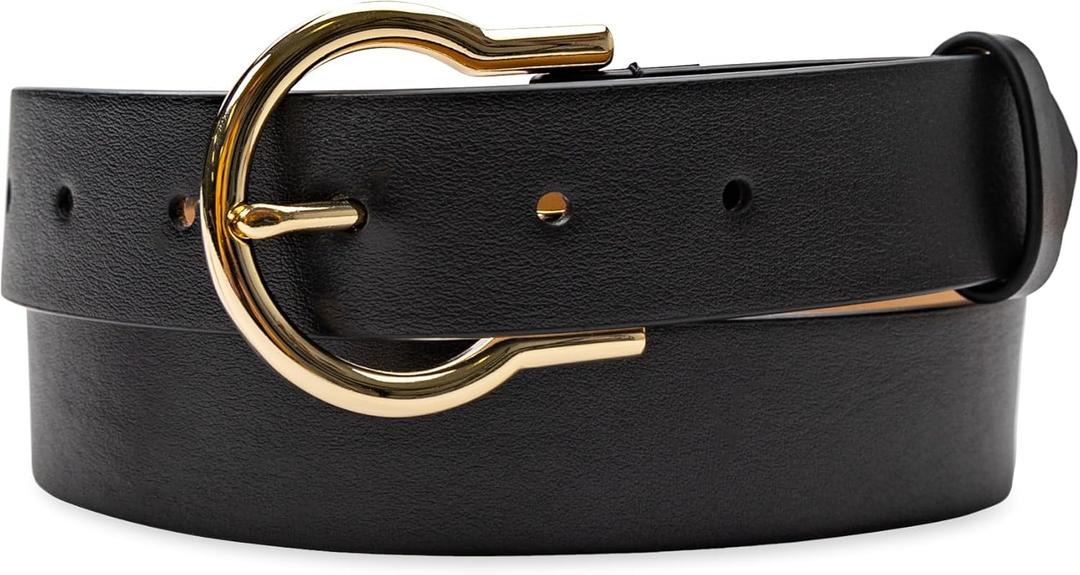 Cole Haan Women's Casual Fashion Belt (Large, Black)