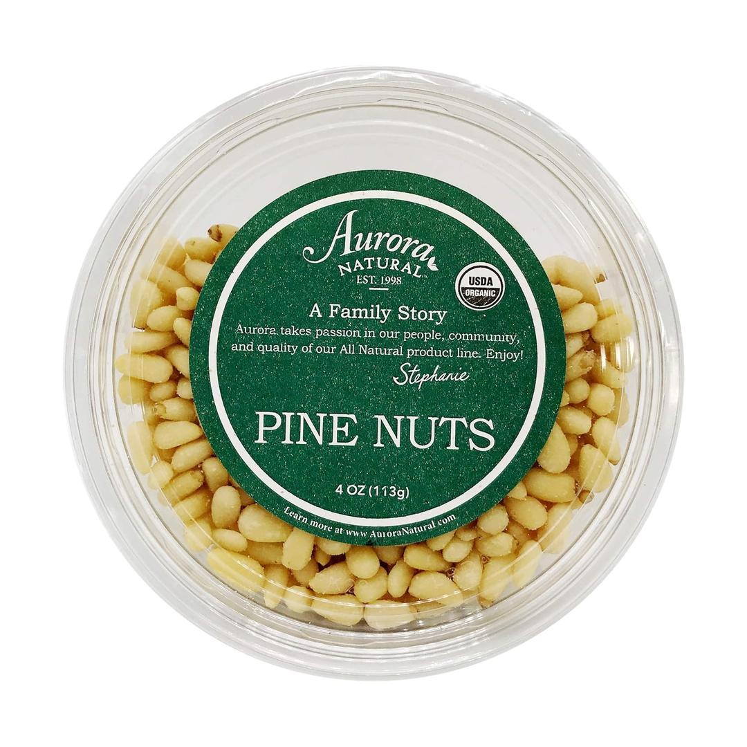 Aurora Natural Products Organic Pine Nuts, 4 Ounce, Best By: 03/06/26