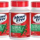 Move Free Advanced Glucosamine Chondroitin MSM Joint Support Supplement, Supports Mobility Comfort Strength Flexibility & Bone - 120 Count (Pack of 3) (EXP 04/01/28)