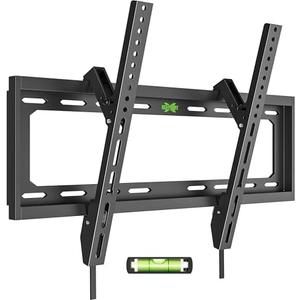 USX Mount UL Listed TV Mount Low Profile for Most 26-60" Flat Screen LED, LCD, Curved TVs, TV Wall Mount Bracket Tilt VESA 400x400mm- Up to 99lbs, Quick Lock and Release to Mounts on 12" 16" Stud