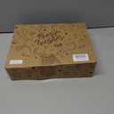 MEHOFOND Fall Pumpkin Baby Shower Decorations Boho Floral Little Pumpkin Party Supplies Blue Disposable Tableware Set 193 Pcs Plates Napkins Plastic Tablecloth for Boy Baby Shower Party