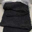 Muddy Mat | Super Absorbent Door Mat Indoor, Microfiber Quick Dry Chenille Entryway Rug, Non-Slip Front Door Mat, Indoor Mats for Entryway, Machine Washable Pet Rug, Black 36"x60"