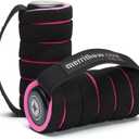 Merrithew Mini Hand Weights, Pair (Pink and Black), 1.1 lbs / 0.5 kg Each