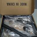 6 Pack L12 x H 8" Black Heavy Duty Shelf Brackets with Screws, Metal Shelf Brackets, Shelf Support Angle Brackets for Shelves, L Brackets, Heavy Duty Floating Shelf