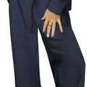 SHEWIN Women's 2 Piece Outfits Sweatsuit Casual Long Sleeve Pullover Tops and Drawstring Wide Leg Pants Lounge Sets