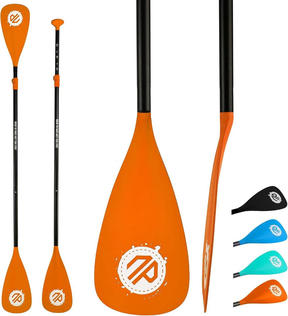 Niphean 4-Piece Kayak Paddle, Adjustable Paddle Board Paddles, Lightweight SUP Paddle, Detachable Stand Up Paddle Board Accessories Oars with Aluminum Alloy Shaft and Fiberglass Blade | Lightweight and Durabl, Detachable Stand Up Paddle Board Accessories Oars with Aluminum Alloy Shaft and Fiberglass Blade 