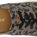 Spenco Women's Khloe Kick Sneaker (5, Charcoal Leopard)