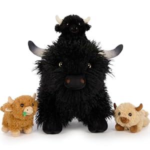 Muiteiur 2-Head Giant Dragon Stuffed Animal, 24 inch Soft Dragon Plush Toy with Wings, Cute Stuffed Serpent for Baby Kids Girls Boys, Gift for Christmas Valentine's Birthday