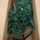 HOLLO STAR 6 ft Prelit Christmas Tree with 270 LED Lights, App Control, Artificial Christmas Tree with Multi-Color RGBW Lights, 1072 Branch Tips, Metal Base, Easy to Assemble, for Home, Party