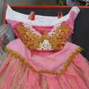 Meland Princess Dress Up for Girls, Dress Up Clothes for Halloween Costumes, Birthday Gift for Toddlers Aged (5-6 Years)