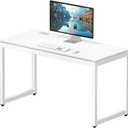 SHW 48-Inch Commercial-Grade Office Computer Desk, White