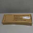 Led Desk Lamp for Home Office, Eye-Caring Desk Light with Clamp, Clip on Light for Reading, 3 Modes 10 Brightness, Flexible Goose-Neck, Memory Function, Study, Work, Draw, Black