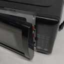 Emerson MW7302B Compact Countertop Microwave Oven with Touch Control, LED Display, 700W, 10 Power Levels, 6 Auto Menus, Glass Turntable and Child Safe Lock, 0.7 Cu., Ft. Black