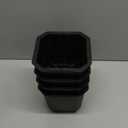 Adjustable Bed Furniture Risers Elevation in Heights Heavy Duty Risers for Both Posts and Wheels of Furniture Sofa Bed Couch Table (Black 4 Pack, 5 Inch)