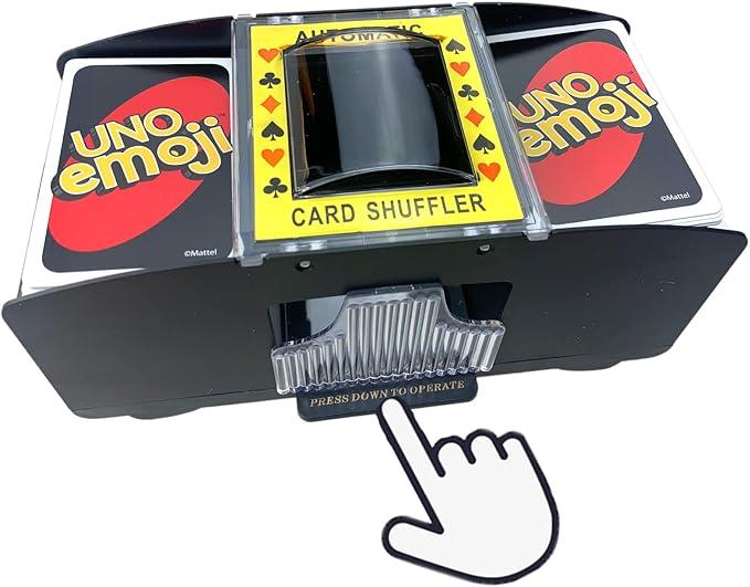 Anker Play Automatic Playing Card Shuffler Battery Operated Cards Shuffler Electric Poker Shuffling Machine for Card Game 1-2 Decks