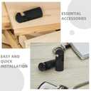 10pcs Black Trampoline Pole Covers,Plastic Replacement Trampoline Parts, Protective Rod Caps for VOutdoor Use Various Models