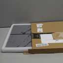 Large Stone Drying Mat for Kitchen Counter, 24"x16" Collapsible Quick Dry Dish Drying Mat, Water-Absorbent Marble Diatomaceous Earth Mats for Bottles Cups Dishes, Match Any Countertop (Gray)