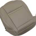 Front Driver Side Replacement Seat Cover Leather Tan Compatible with Toyota Land Cruiser 1990 1991 1992 1993 1994 1995 1996 1997